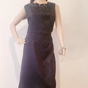 GORGEOUS Size 16 Preston & York Jacquard Embellished Cocktail Dress w/Jacket